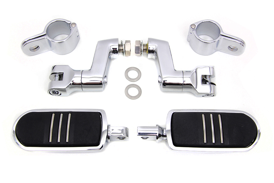 Chrome Streamliner Footpeg Kit