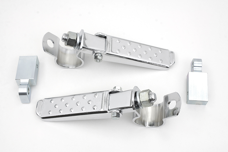 *UPDATE Chrome Clamp On Footpeg Kit