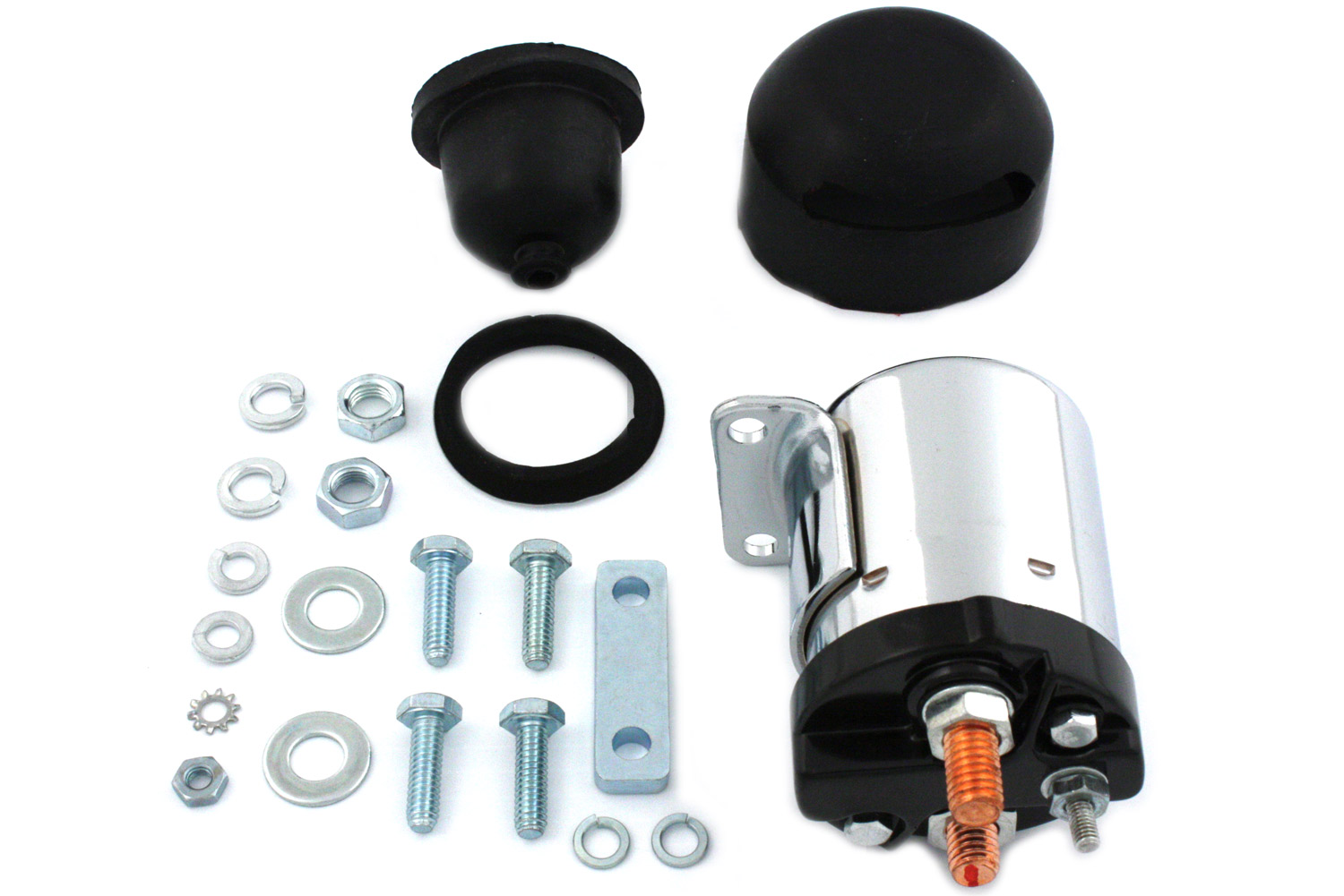 Chrome Starter Solenoid Kit