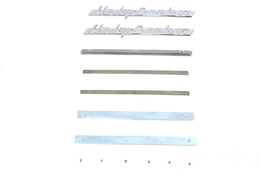 1951-1954 Emblem Kit with Stainless Steel Strips