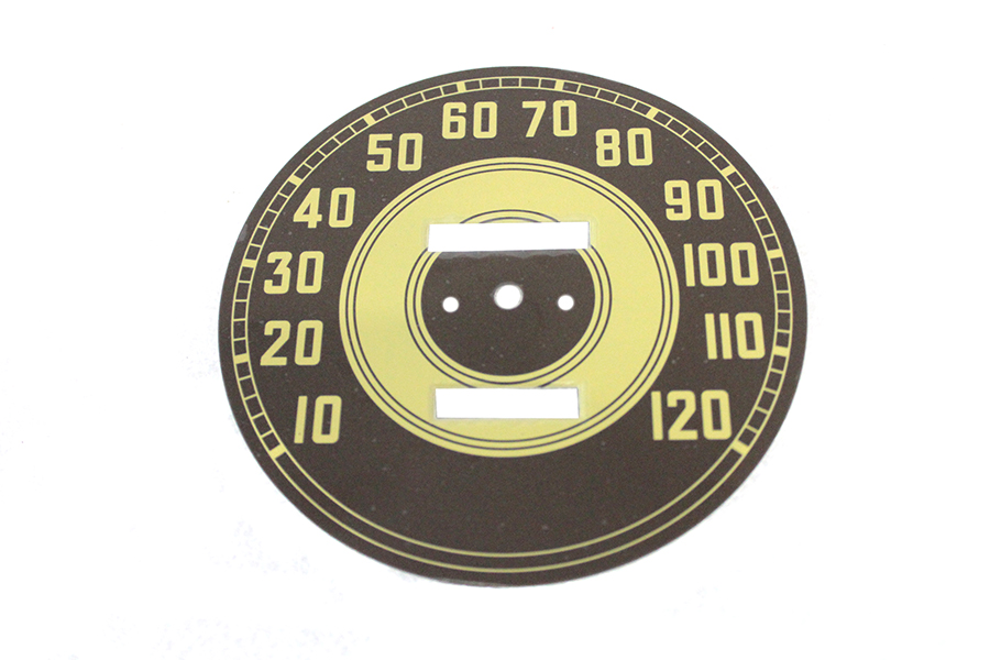 Olive Tin Speedometer Face