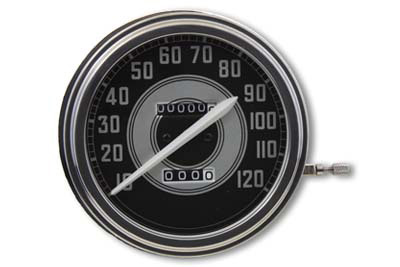 Speedometer with 2:1 Ratio and White Needle