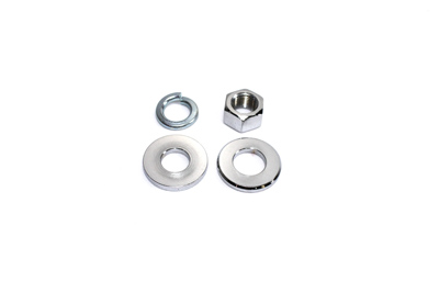 Chrome Rear Axle Nut Kit