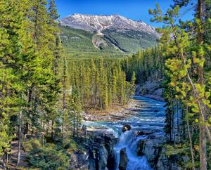 Sunwapta Falls, Jasper National Park wallpaper thumb