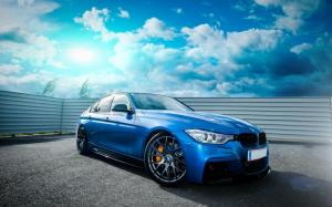 Car BMW F30 335i Blue Car wallpaper thumb