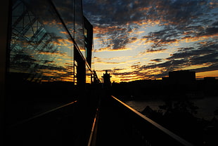 silhouette of buildings