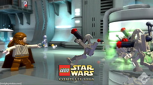 LEGO Star Wars The Complete Saga wallpaper, LEGO, lego star wars: the complete saga, LEGO Star Wars, Qui-Gon Jinn