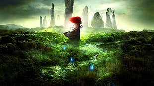 Disney's Brave digital wallpaper, movies, Brave, Disney, animated movies