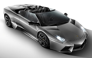 grey Lamborghini Huracan convertible, Lamborghini, Lamborghini Reventon Roadster, Lamborghini Reventon