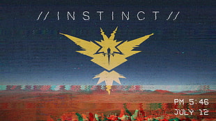 Pokemon Zapdos logo screengrab, Pokémon, Pokemon Go, valor, instinct