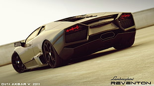 gray Lamborghini Reventon, car, Lombardini