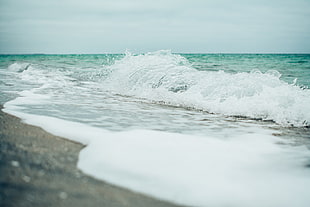 ocean waves, sea, waves, water, water drops