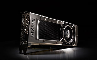 gray GTX 980 graphics card HD wallpaper