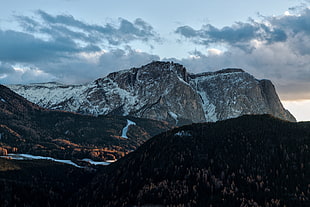 mountain range, Mountains, Top, Sky