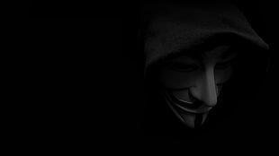 minimalism, Guy Fawkes mask, Anonymous