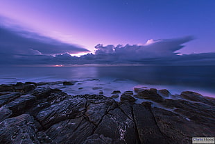 stones and body of water under blue skies, bondi