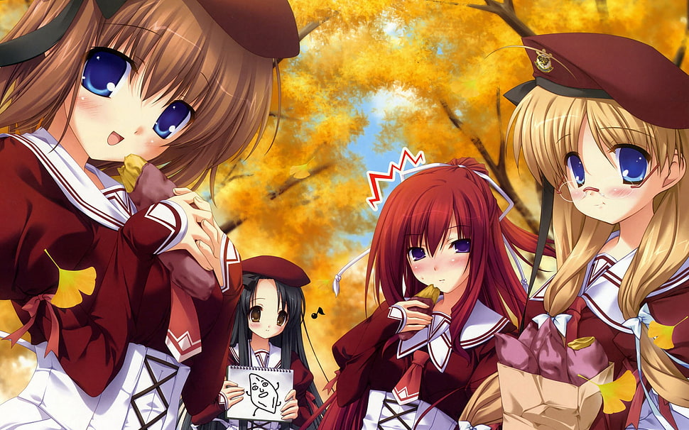 visual novel artwork, anime HD wallpaper