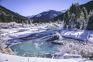 photo of mountain, Mountains, Winter, Snow