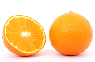 sliced orange fruit