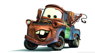 Disney Pixar Cars Mater digital wallpaper, movies, Cars (movie)