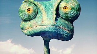 Disney Blue chameleon movie still, Rango, movies, chamaleon