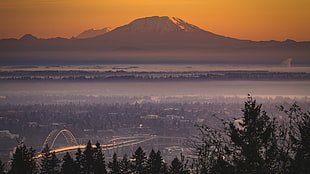 black mountain, architecture, building, cityscape, Portland