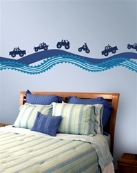 Off Roadin trucks wall decal stickers