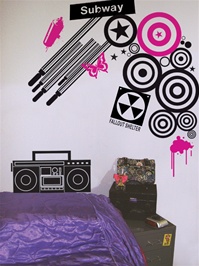 Urban Underground wall decals stickers