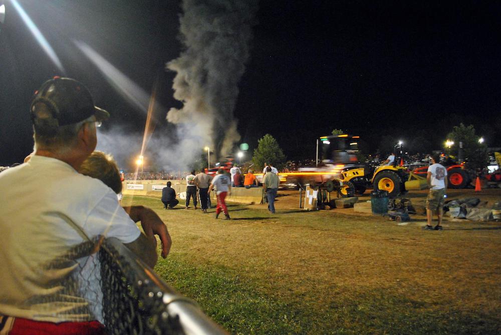 Tractor pulling contest at the Centre County Grange Fair in Central Hall, PA. #travel #Americana