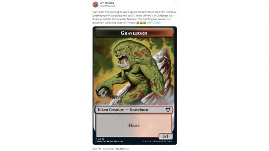 MTG Commander Masters old art tweet