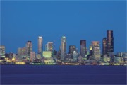 Seattle Skyline at Night