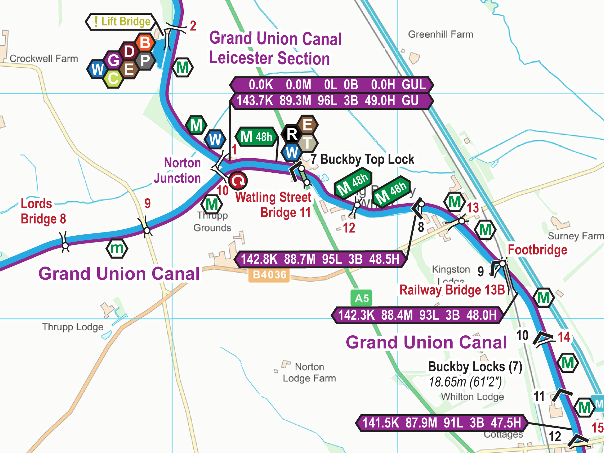 Grand Union Canal Map – Map Of The World