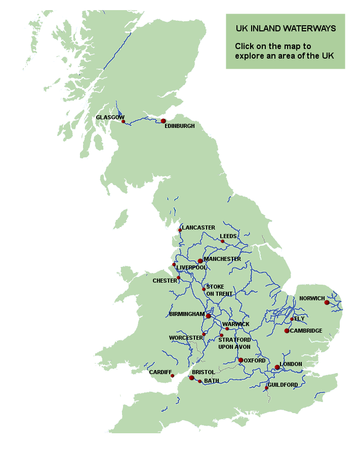 Canal Map Of England - Almire Marcelia