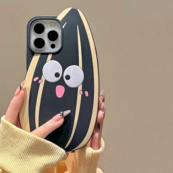 3D Sunflower Seed Cartoon iPhone Case