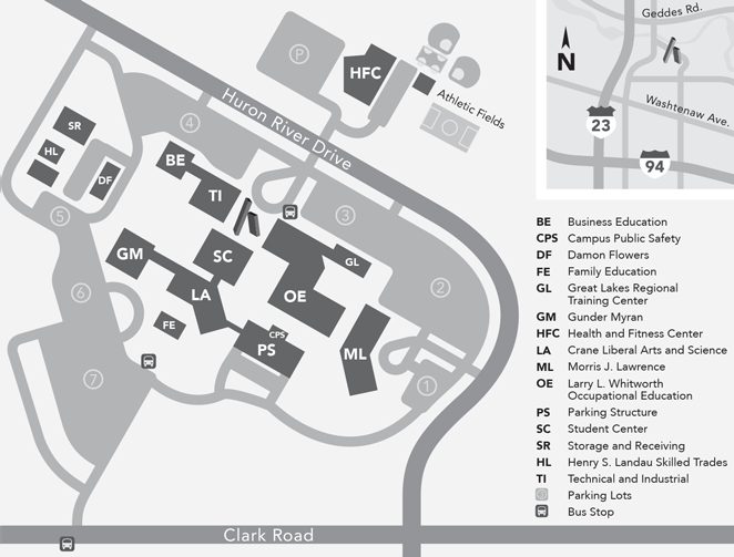 City College Campus Map