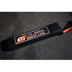 ET1 White Line 7.4V 650mAh Lipo Battery