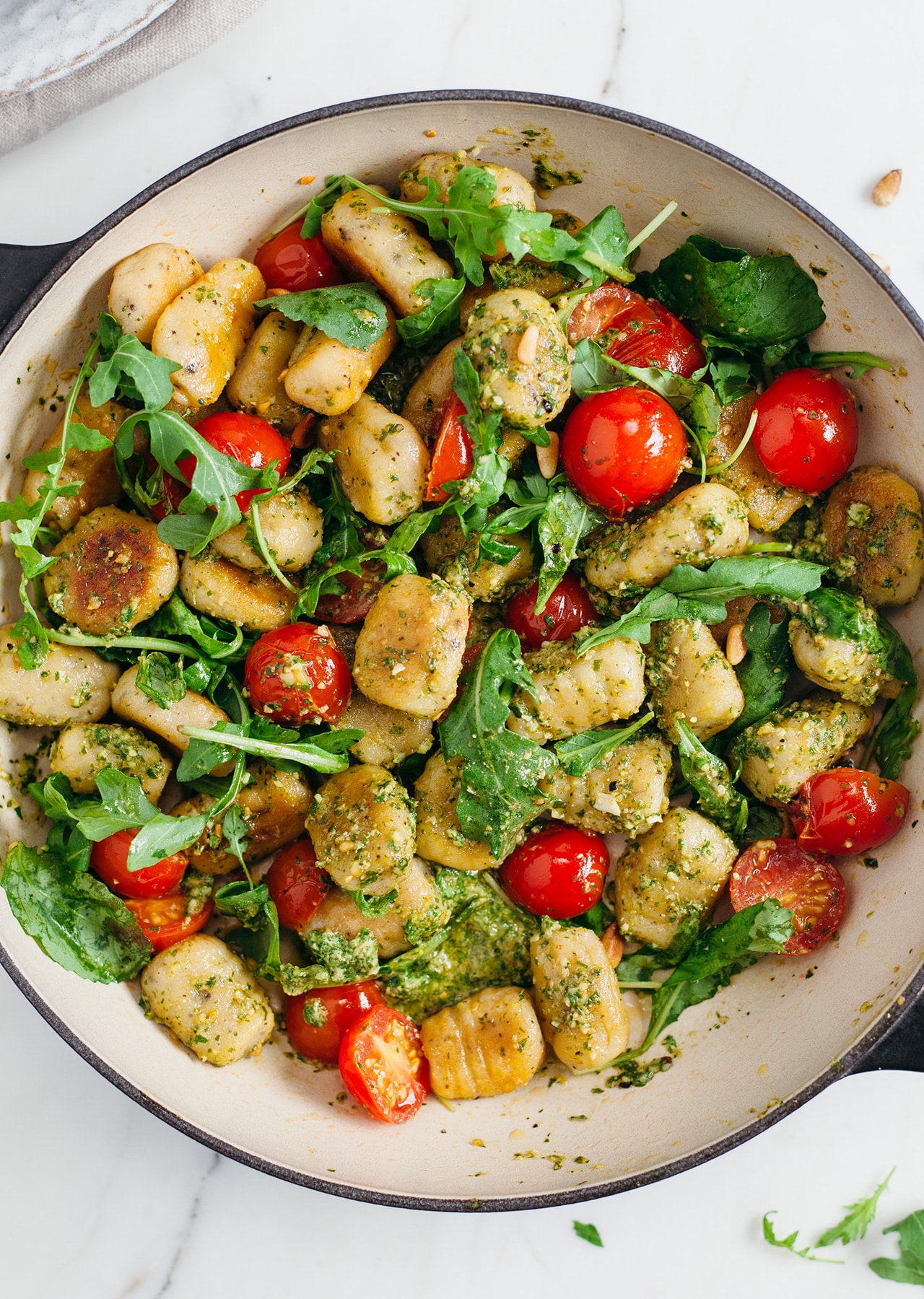 Homemade Vegan Gnocchi Pesto Recipe