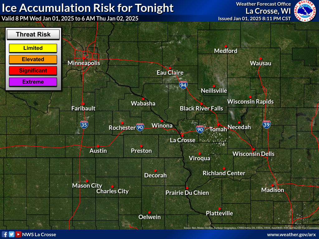 Day 1 ice hazards