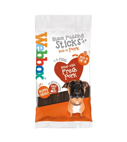 Webbox Meaty Black Pudding Sticks Dog Treats