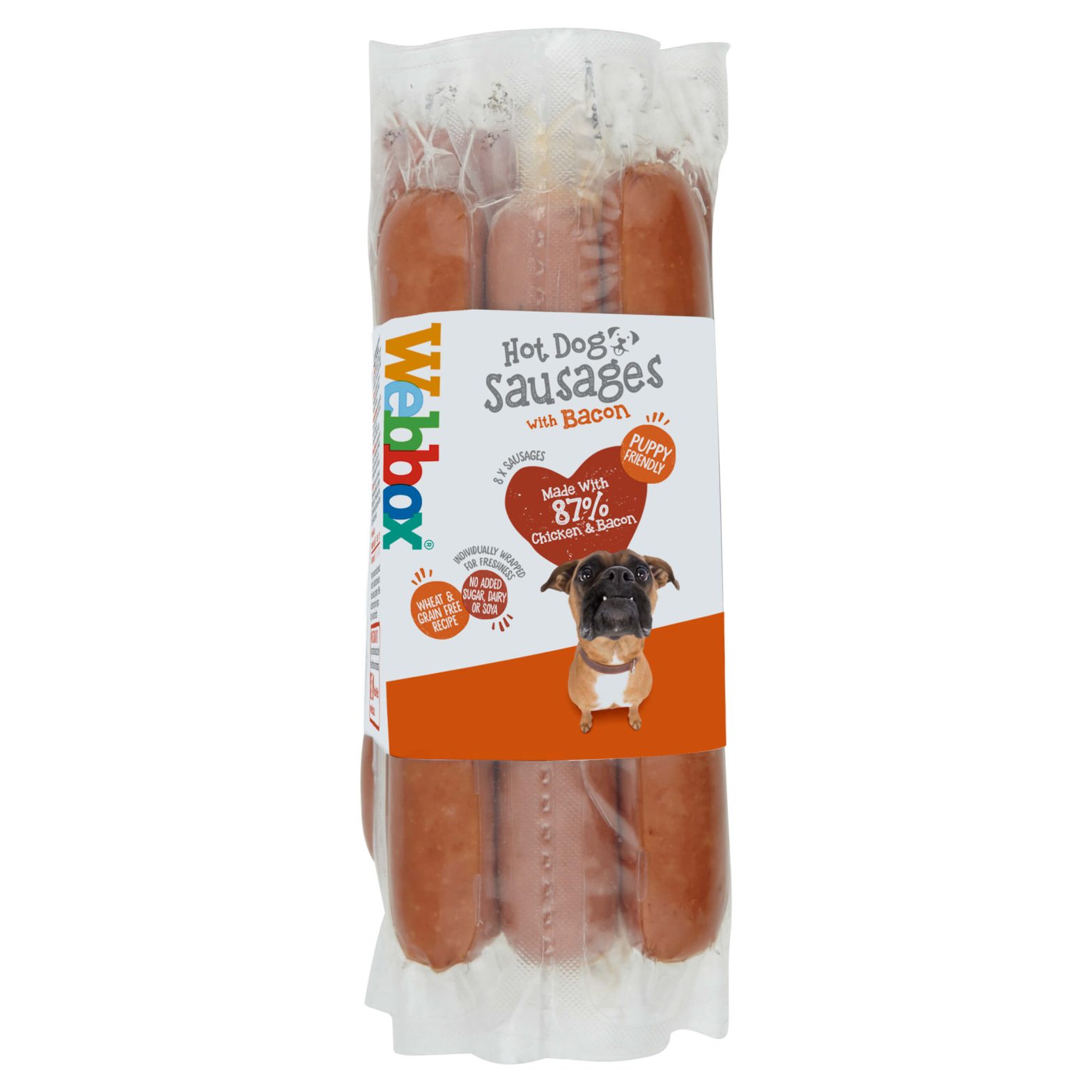 Webbox Meaty Hot Dog Sausages Dog Treats