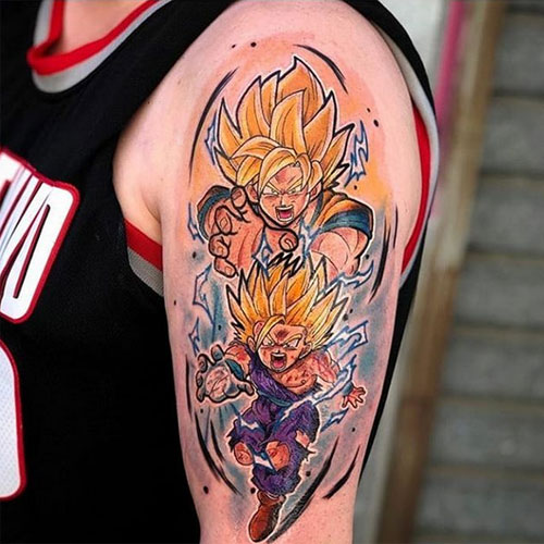 gohan goku tattoo