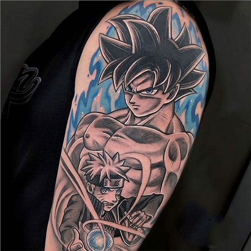 Goku ui tattoo naruto