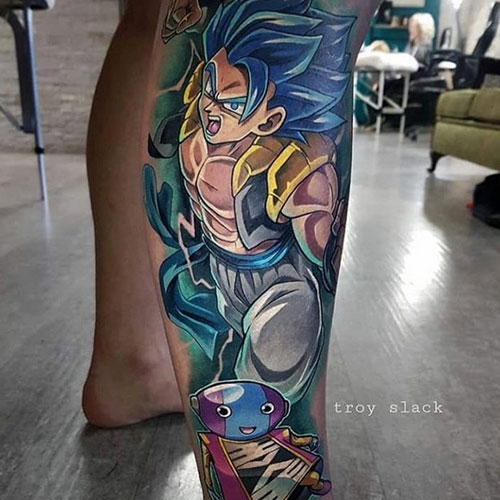 goku ssj blue tattoo