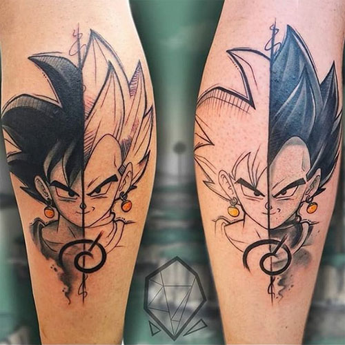 best goku fusion tattoo