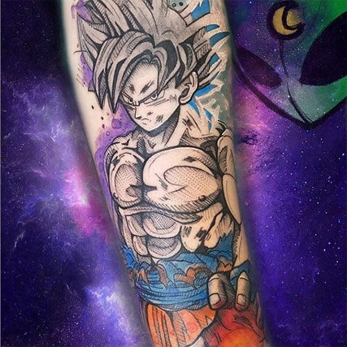 goku ultra instinct tattoo