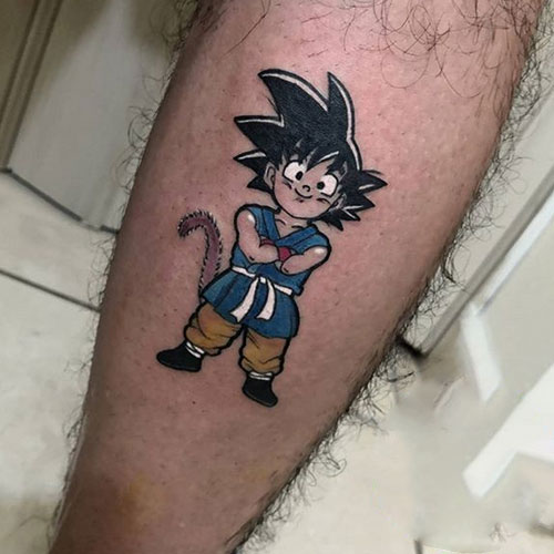 best small goku tattoo