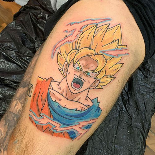 goku ssj2 tattoo