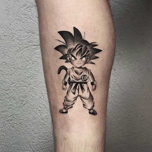 small goku tattoo