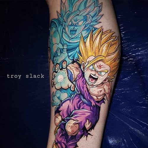 goku gohan father tattoo