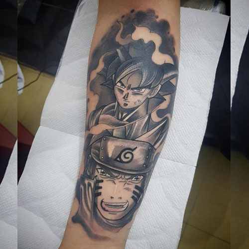 goku naruto tattoo